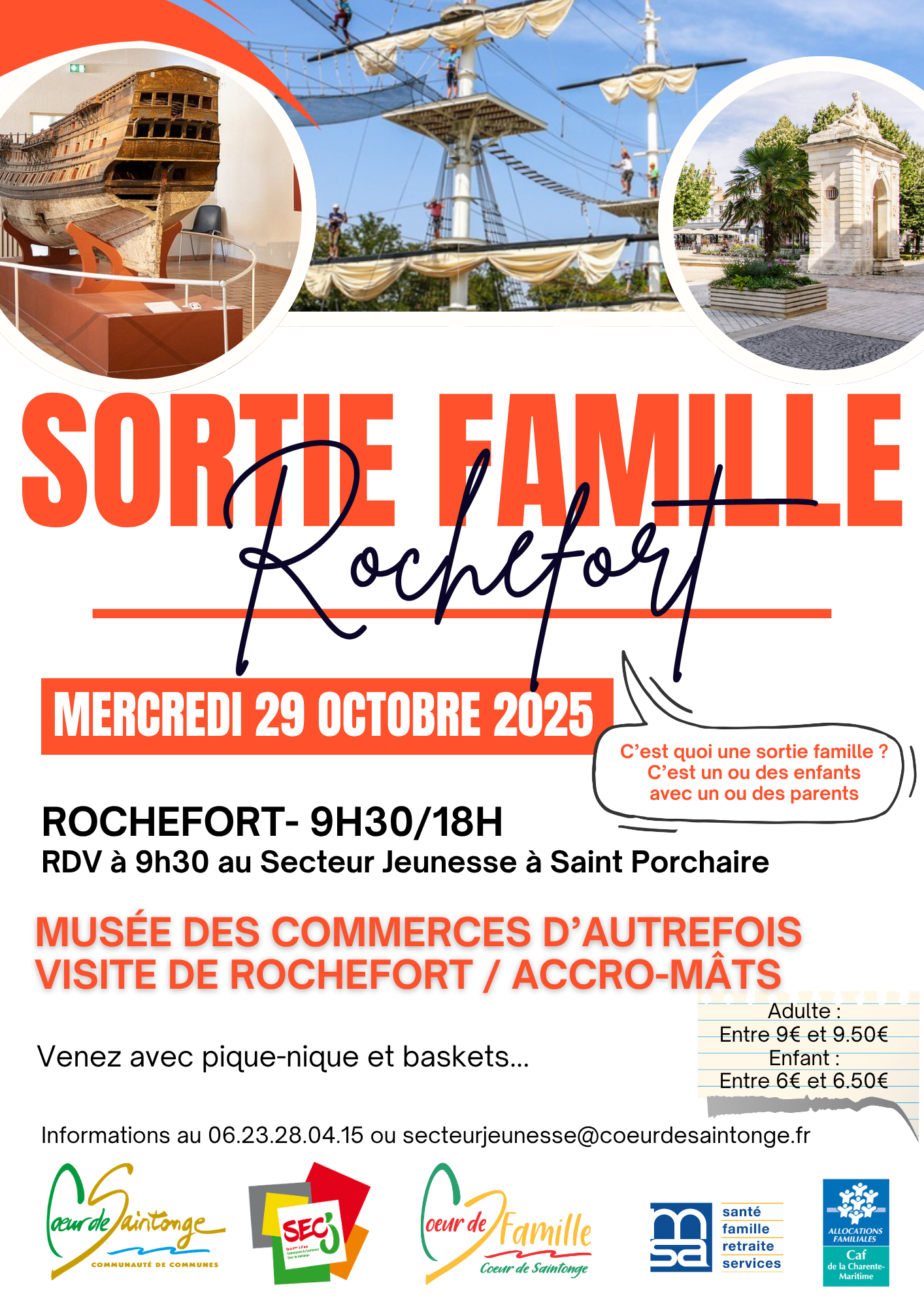 Sortie famille Rochefort
