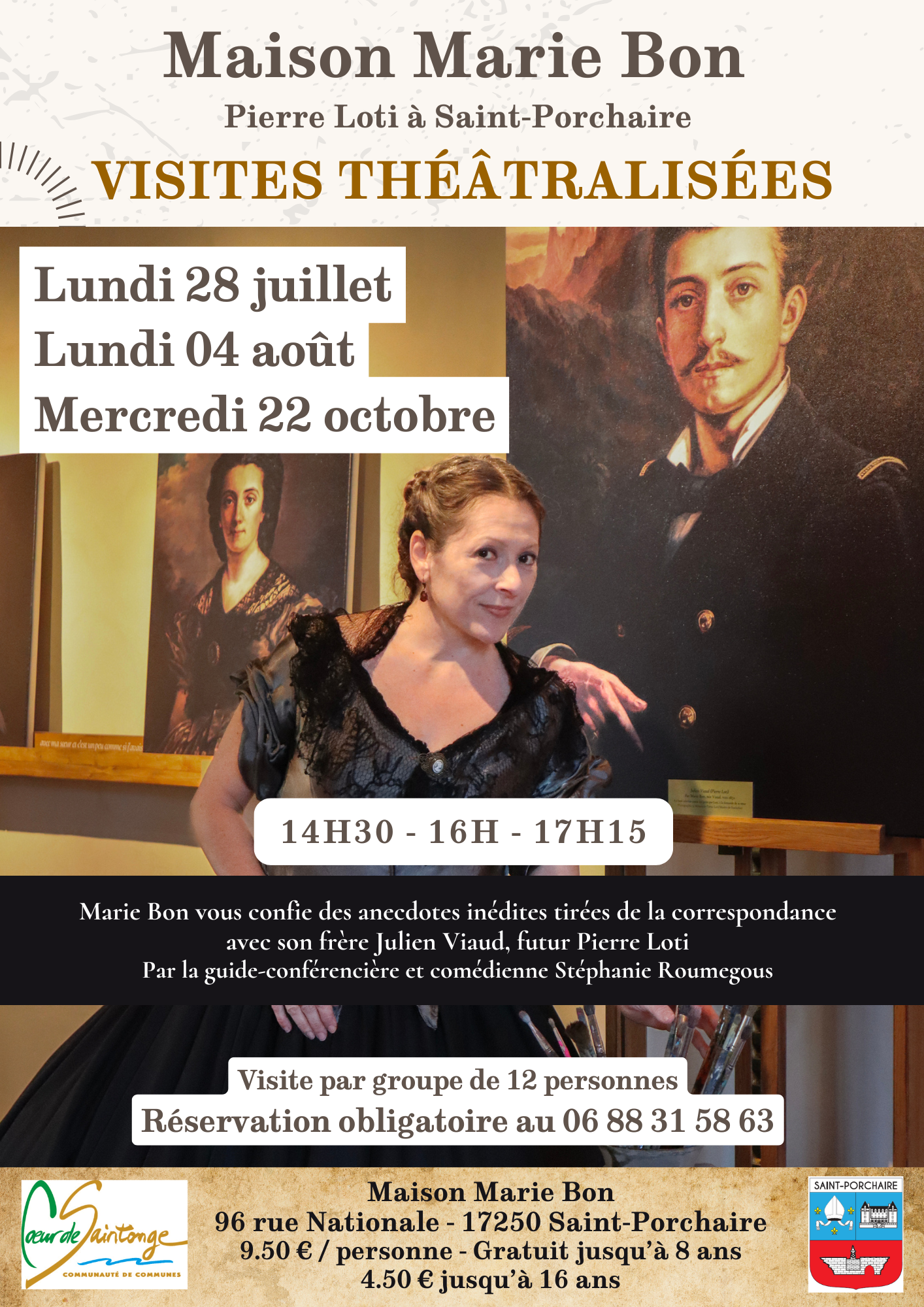 Visites thtralises 3 dates