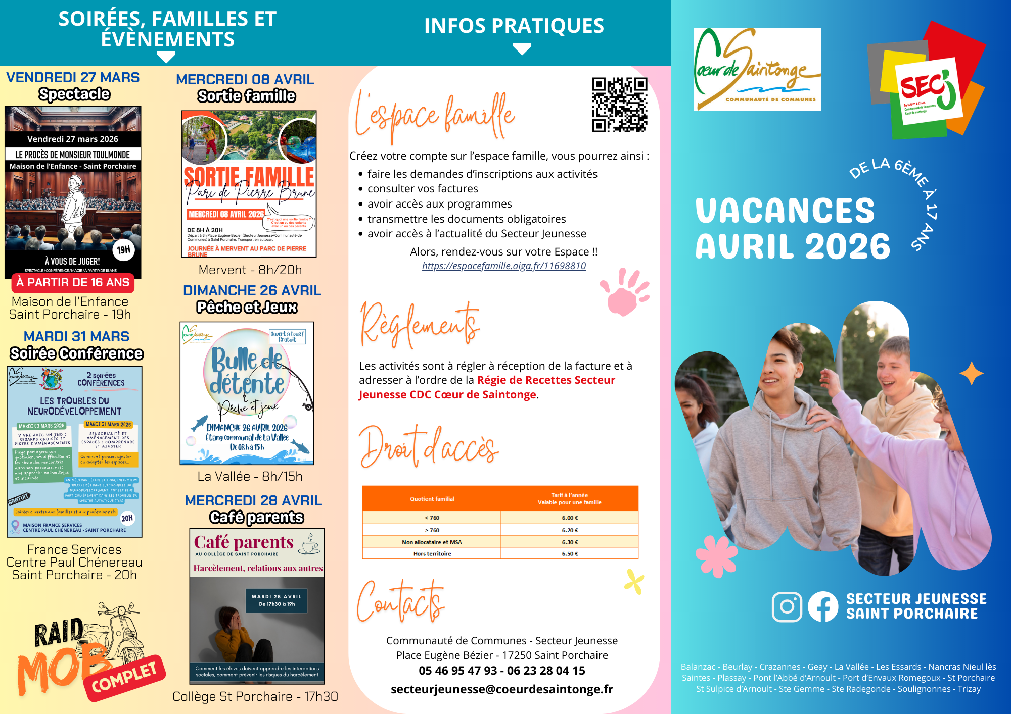 Programme vacances avril recto
